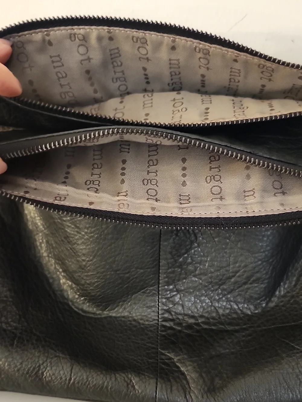 Margot Mickey Leather Crossbody w/Free Margot Kari Crossbody